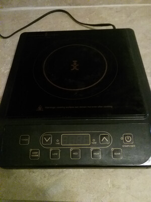 Image of portable induction cooktop